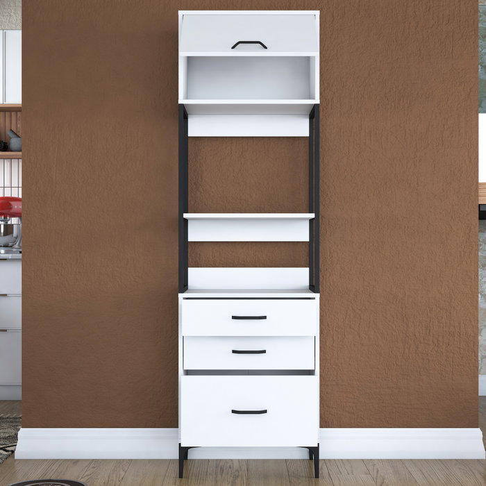 Hanah Home Gabinete Multipropósito Blanco JE135 - 3101